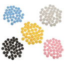 Plastic Lovely Pig Pattern Design Contact Lens Cases Cover Protector Travel Accessory PACK OF 20PCS Black