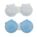 Plastic Lovely Pig Pattern Design Contact Lens Cases Cover Protector Travel Accessory PACK OF 20PCS Blue