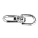 8-Model Hiking Stainless Steel Carabiner Key Rotating Universal Ring Chain Camping