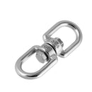 8-Model Hiking Stainless Steel Carabiner Key Rotating Universal Ring Chain Camping