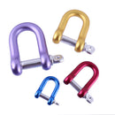 Aluminium U/D Shape Shackles for Survival Paracord Bracelets Boat Anchor