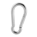 Camping Climbing 304 Stainless Steel Carabiner Quickdraw Clip Snap 8cm