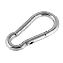 Camping Climbing 304 Stainless Steel Carabiner Quickdraw Clip Snap 8cm