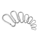 Camping Climbing 304 Stainless Steel Carabiner Quickdraw Clip Snap 8cm