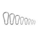Camping Climbing 304 Stainless Steel Carabiner Quickdraw Clip Snap 8cm