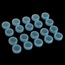 Plastic Portable Contact Lens Cases Holder Soaking Storage Container Travel Accessory Blue PACK OF 10PCS