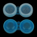Plastic Portable Contact Lens Cases Holder Soaking Storage Container Travel Accessory Blue PACK OF 10PCS