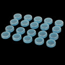 Plastic Portable Contact Lens Cases Holder Soaking Storage Container Travel Accessory Blue PACK OF 10PCS