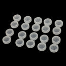 Plastic Portable Contact Lens Cases Holder Soaking Storage Container Travel Accessory Clear PACK OF 10PCS