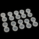 Plastic Portable Contact Lens Cases Holder Soaking Storage Container Travel Accessory Clear PACK OF 10PCS
