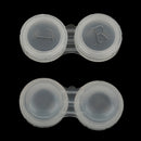 Plastic Portable Contact Lens Cases Holder Soaking Storage Container Travel Accessory Clear PACK OF 10PCS