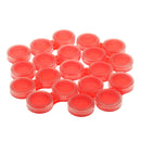 Plastic Portable Contact Lens Cases Holder Soaking Storage Container Travel Accessory Red PACK OF 10PCS