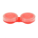 Plastic Portable Contact Lens Cases Holder Soaking Storage Container Travel Accessory Red PACK OF 10PCS