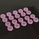 Plastic Portable Contact Lens Cases Holder Soaking Storage Container Travel Accessory Rosy PACK OF 10PCS