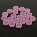 Plastic Portable Contact Lens Cases Holder Soaking Storage Container Travel Accessory Rosy PACK OF 10PCS