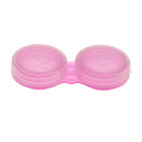 Plastic Portable Contact Lens Cases Holder Soaking Storage Container Travel Accessory Rosy PACK OF 10PCS