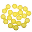 Plastic Portable Contact Lens Cases Holder Soaking Storage Container Travel Accessory Yellow PACK OF 10PCS