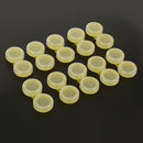 Plastic Portable Contact Lens Cases Holder Soaking Storage Container Travel Accessory Yellow PACK OF 10PCS