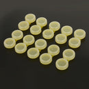 Plastic Portable Contact Lens Cases Holder Soaking Storage Container Travel Accessory Yellow PACK OF 10PCS