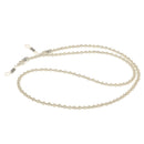Imitation Pearl Beaded Eyeglass Spectacle Reading Glasses Chain Holder Neck Cord Strap