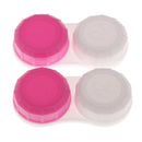 Pack Of 10 Contact Lens Storage Soaking Cases Box Holder Container Rose Red