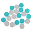 Pack of 10 Pieces Plastic Contact Lens Case Holder Container Soaking Storage Box Organizer