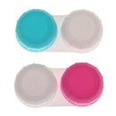 Pack of 10 Pieces Plastic Contact Lens Case Holder Container Soaking Storage Box Organizer