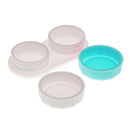 Pack of 10 Pieces Plastic Contact Lens Case Holder Container Soaking Storage Box Organizer
