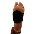 1 Pair Foot Heel Pain Relief Plantar Fasciitis Pads Arch Support Black