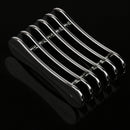Silver Nail Art Makeup Tool Brush Pen Holder Stand Rest Nail Art Accessories