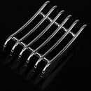 Silver Nail Art Makeup Tool Brush Pen Holder Stand Rest Nail Art Accessories