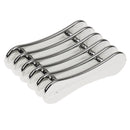Silver Nail Art Makeup Tool Brush Pen Holder Stand Rest Nail Art Accessories