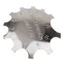 Professional Stainless Steel Edge Trimmer French Deep C Smile Line Tool
