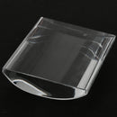 Durable U Curved Tile Large Volume Eyelash Extension Stand Glass Glue Pallet