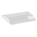 Durable U Curved Tile Large Volume Eyelash Extension Stand Glass Glue Pallet