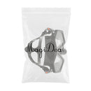 Half Face Adjustable Diving Mask Tempered Glass Silicone Snorkeling Black