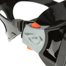 Half Face Adjustable Diving Mask Tempered Glass Silicone Snorkeling Black