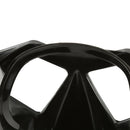 Half Face Adjustable Diving Mask Tempered Glass Silicone Snorkeling Black