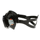 Half Face Adjustable Diving Mask Tempered Glass Silicone Snorkeling Black