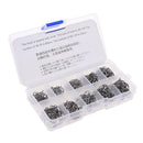 500Pcs Assorted Sharpened Fishing Tackle Bait Hooks Lures Baits With Tackle Box