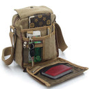 Unisex Fashion Retro Canvas Bag Shoulder Travel Bag Black
