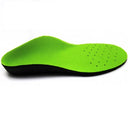 Kids Children Flatfoot Corrective Breathable Comfortable Insoles Orthotic Arch Support Shoe Insoles 1 Pair Green Size XL