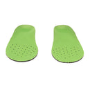 Kids Children Flatfoot Corrective Breathable Comfortable Insoles Orthotic Arch Support Shoe Insoles 1 Pair Green Size M