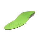 Kids Children Flatfoot Corrective Breathable Comfortable Insoles Orthotic Arch Support Shoe Insoles 1 Pair Green Size M