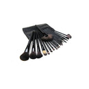 24 Pcs Kit Face Eye Kabuki Foundation Power Cream Makeup Brushes + Sponge Puff