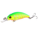 4pcs Colorful Fishing Lures Hard Minnow Swim Bait Treble Hooks Tackle 7.5cm