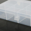 2016 Plastic Clear 7 Compartment Fishing Lure Tackle Box Plastic Storage Box