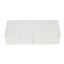 2016 Plastic Clear 7 Compartment Fishing Lure Tackle Box Plastic Storage Box