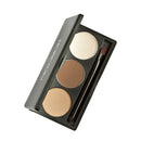 Longlasting 3 Assorted Colors Makeup Palette Eyebrow Powder Mascara Concealer Cream Palette +Brush Women Cosmetic Beauty Tools