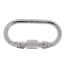 23KN Screw Locking Carabiner For Rock Climbing Yoga Inversion Hammock Pack of 2